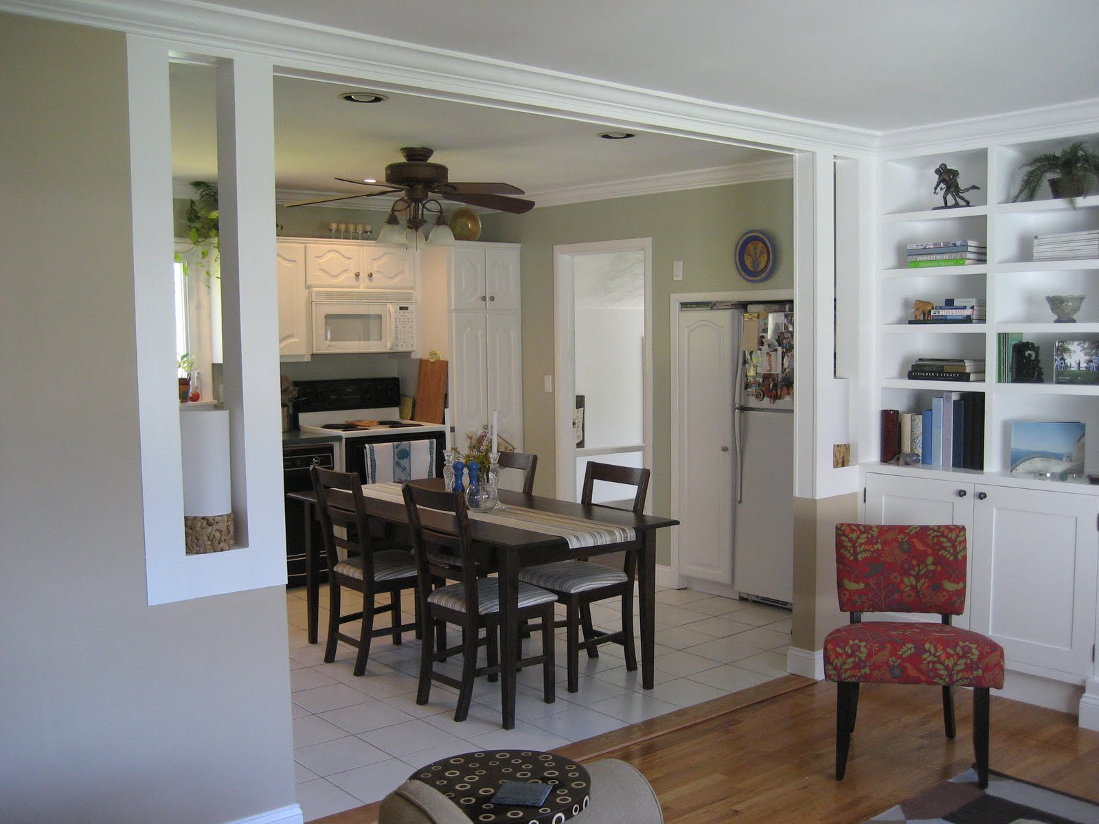 Open Floor Plan Kitchen Living Room