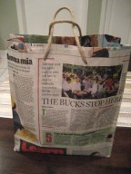 Paper Bag Gift Bag upcycling — Sum of their Stories Craft Blog